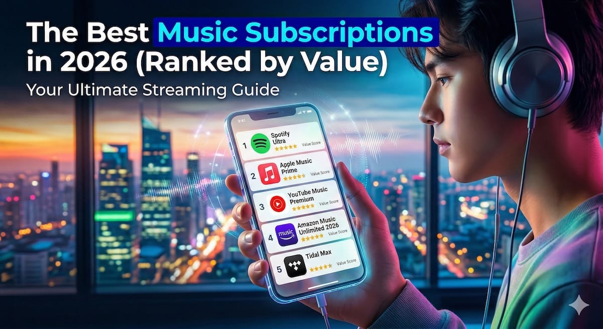 Top Subscriptions Best Music Subscriptions in 2026 (Ranked by Value)